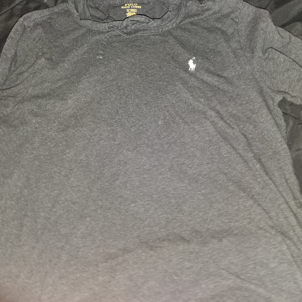 Polo by Ralph Lauren Men's Charcoal Long Sleeve Hoodie Size M